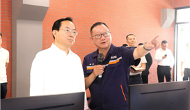 四川省总工会党组成员、经审委主任张开锋一行到四川德胜调研指导安全生产工作